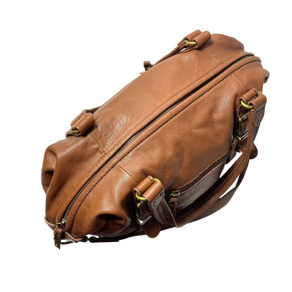 the sak Leather Duffel Satchel (Brown) - Picture 6 of 11